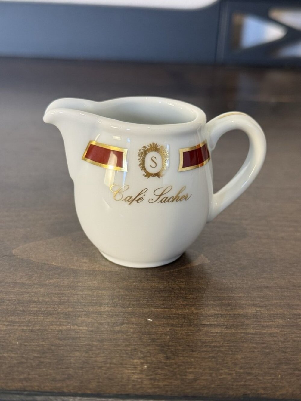 Vintage Cafe Sacher Vienna Bauscher Germany Porcelain Creamer Hotel Ware